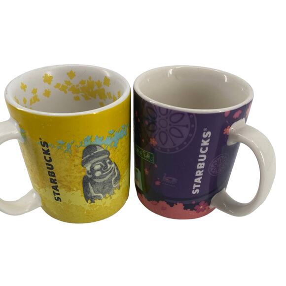 Starbucks Collector GYEONGJU & JEJU SOUTH KOREA Mini Global Espresso 3 oz cup - Picture 2 of 6